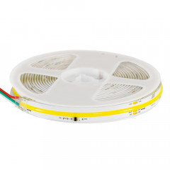 Лента светодиодная ELFLED 480COB диодов, 24В, 5м, ширина 4мм, белый 6500-7000К ELFLED-480COB-4-w6K-24