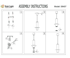 Подвесной светильник Kink Light Каям 08457-1A,04