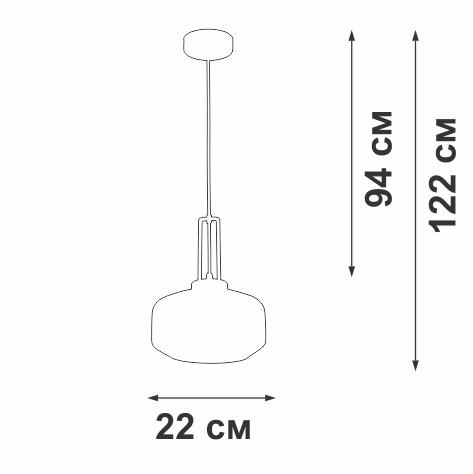 Люстра Vitaluce V2053-1/1S