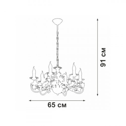 Подвесная люстра Vitaluce V1778-0/6