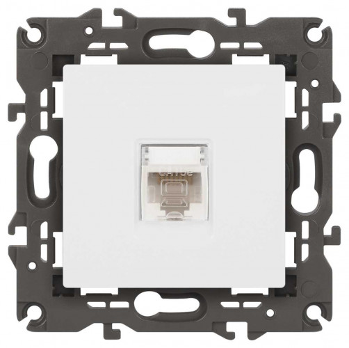 Розетка ЭРА Elegance 14-3107-01М RJ45, белый матовый Б0065763