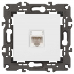 Розетка ЭРА Elegance 14-3107-01М RJ45, белый матовый Б0065763