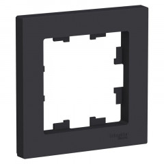 Рамка 1-постовая Systeme Electric AtlasDesign карбон ATN001001