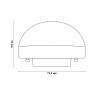 Лампа светодиодная Uniel GX53 10W 6500K матовая LED-GX53-10W/6500K/GX53/FR/SPHERE PLZ02WH UL-00011789