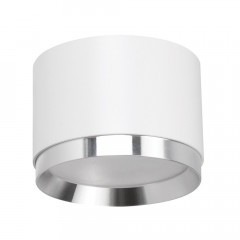 Светильник потолочный Feron Barrel DUET HL459  12W, 230V,GX53, белый + хром IP20