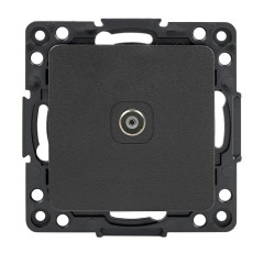 Стокгольм Механизм Розетки TV 1-местной 75Ом 5-862МГц черной EKF PROxima EZA00-027-10