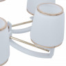 Подвесная люстра Arte Milano Florentia-2457 302457/8 Wh/Gd