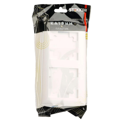 Рамка 2-постовая Stekker Катрин белый PFR00-7002-01 39793
