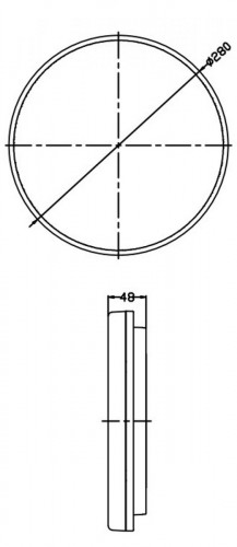 Потолочный светодиодный светильник Deko-Light Altais 348143