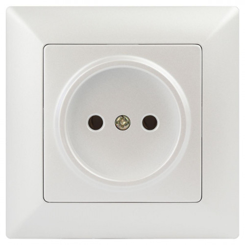 Розетка ЭРА Intro Solo 2P 16A 250V перламутровый 4-201-06 Б0053646
