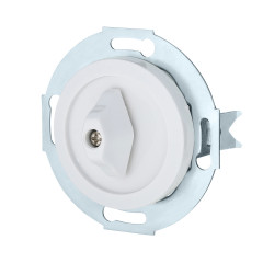 Выключатель LK Studio поворотный (схема 5) 16 A, 250 B (белый) Vintage 880604-1