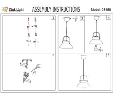 Подвесной светильник Kink Light Астерия 08458-1A,19