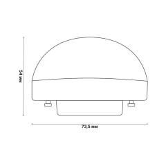 Лампа светодиодная Uniel GX53 13W 4000K матовая LED-GX53-13W/4000K/GX53/FR/SPHERE PLZ02WH UL-00011791