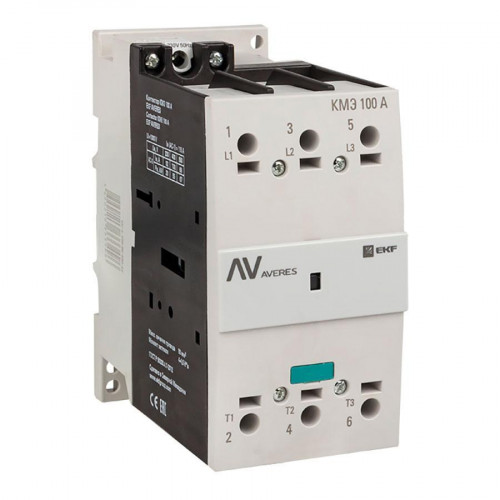 Контактор КМЭ 100А 230В АС EKF AVERES ctr-s-100-00-230-av
