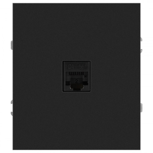 Розетка ЭРА Arktik 16-3107-05 информационная RJ45 антрацит Б0070478