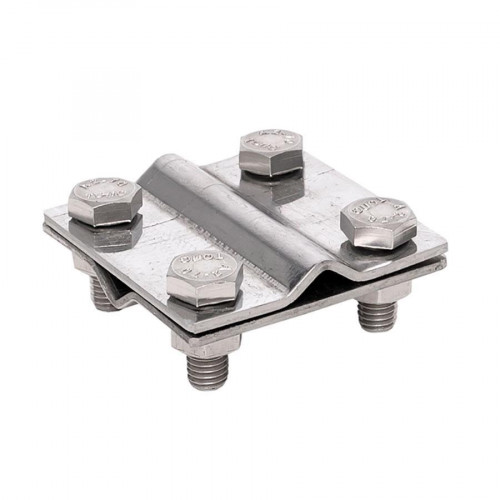 Зажим крестовидный прут-прут (пластина 57x57мм) Ni EKF PROxima lp-g3109-ni
