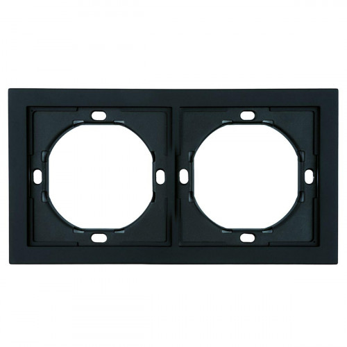 Рамка 2-местная, Stekker Мия, PFR00-3002-05, черный бархат 50462