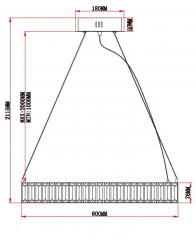 Подвесной светодионый светильник Moderli Asti V10733-PL