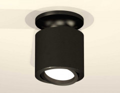 Комплект накладного светильника Ambrella light Techno Spot XS7402060 SBK/PBK черный песок/черный полированный (N7926, C7402, N7002)