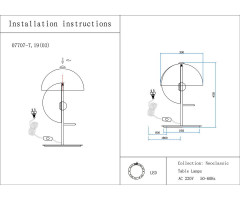 Настольная лампа Kink Light Локси 07707-T,19(03)