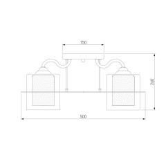 Потолочная люстра Eurosvet 30160/5 хром