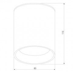 Уличный светодиодный светильник Elektrostandard Light Led 35130/H серый a056270