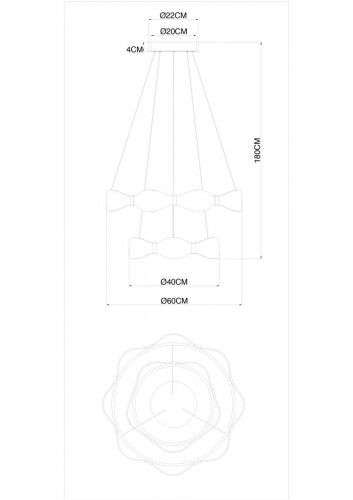 Подвесной светодиодный светильник Arte Lamp Grace A1868SP-2PB