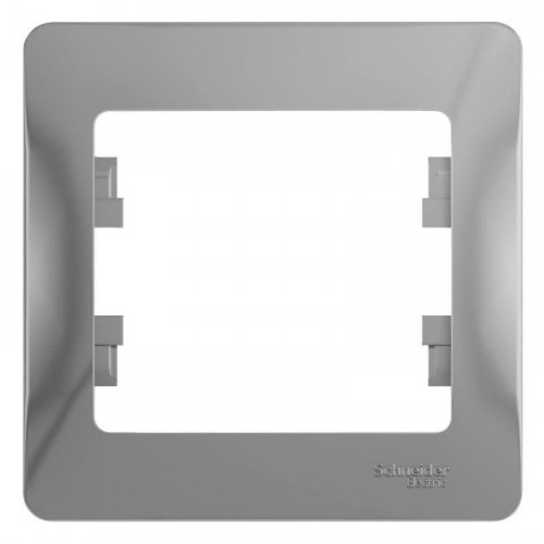 Рамка 1-постовая Systeme Electric Glossa алюминий GSL000301
