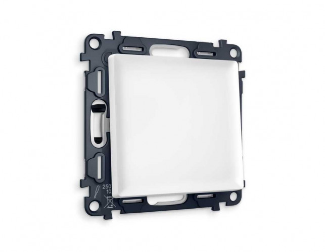 Комплект механизма 1-кл перекрестного выключателя AMBRELLA VOLT ALFA Белый матовый QUANT (AP1210, VM112) MA121030