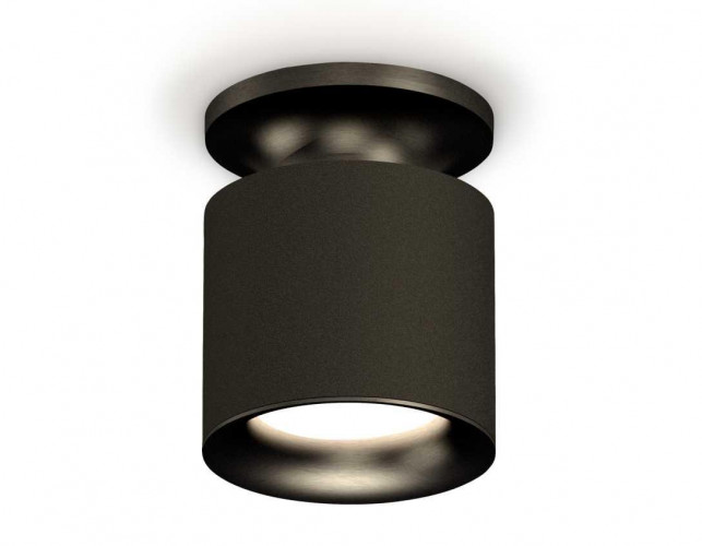 Комплект накладного светильника Ambrella light Techno Spot XS7402061 SBK/PBK черный песок/черный полированный (N7926, C7402, N7011)