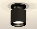 Комплект накладного светильника Ambrella light Techno Spot XS7402061 SBK/PBK черный песок/черный полированный (N7926, C7402, N7011)