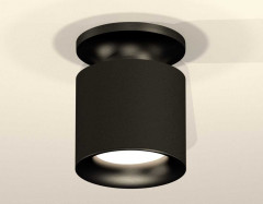 Комплект накладного светильника Ambrella light Techno Spot XS7402061 SBK/PBK черный песок/черный полированный (N7926, C7402, N7011)