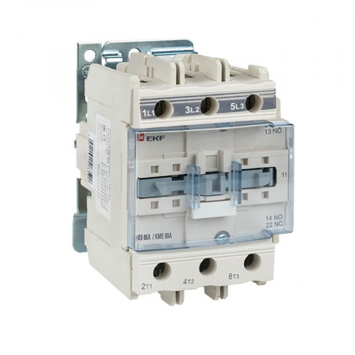 Контактор КМЭ малогабаритный 80А 24В NO+NC EKF PROxima ctr-s-80-24