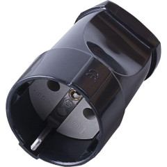 Розетка переносная 2P+PE Stekker черный PST16-40-200 32854