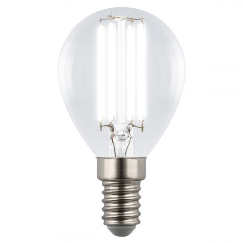 Лампа светодиодная Uniel E14 4W 4000K прозрачная LED-G45-4W/4000K/E14/CL GLY01TR UL-00011939