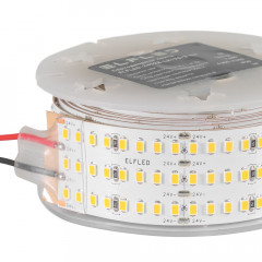 Лента светодиодная ELFLED LX170, 528/м (2835), 24В, 48Вт/м, 3м, 3ряда, белый нейтральный 4000-4500К ELFLED-24528-LX170/3-nw