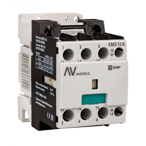 Контактор КМЭ 12А 1NC 230В АС EKF AVERES ctr-s-12-01-230-av
