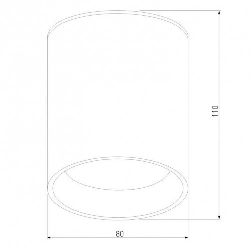 Уличный светодиодный светильник Elektrostandard Light Led 35130/H черный a056229