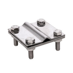 Зажим полоса 40 - прут 10 (3 пластины 70x70мм) Ni EKF PROxima lp-3101-ni