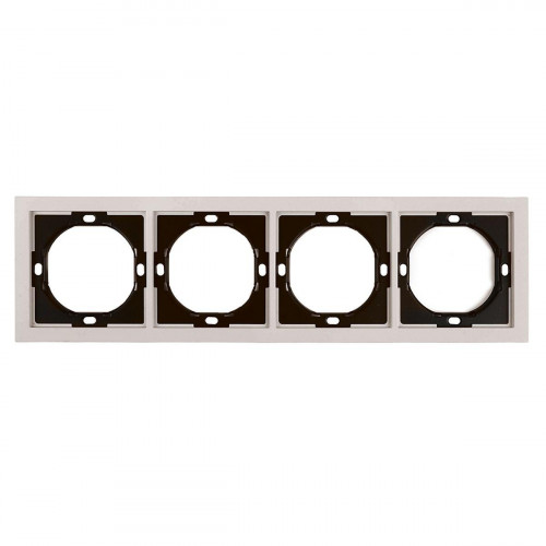 Рамка 4-местная, Stekker Мия, PFR00-3004-08, пудровый жемчуг 50489