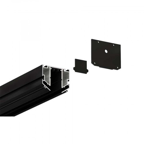 Комплект торцевых заглушек для трековой системы Luminotti L.297.1.BK