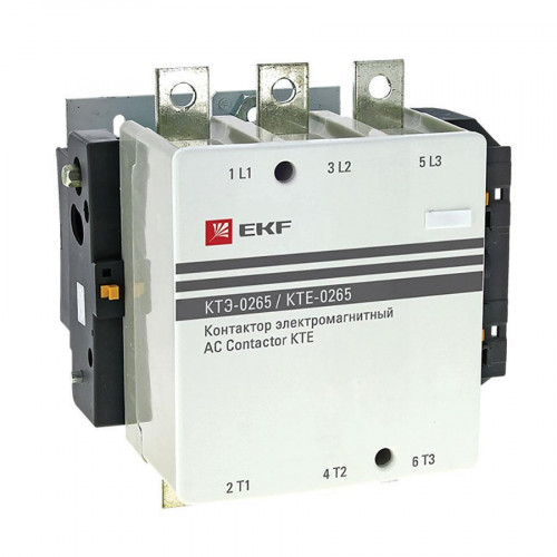Контактор КТЭ 265А 380В NO EKF PROxima ctr-b-265-380