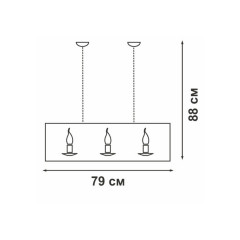 Подвесная люстра Vitaluce V4276-1/8