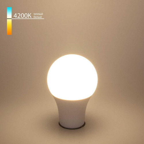 Лампа светодиодная Elektrostandard E27 15W 4200K матовая a048617