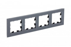 Рамка 4-постовая Systeme Electric AtlasDesign Nature айс грей ATN343204