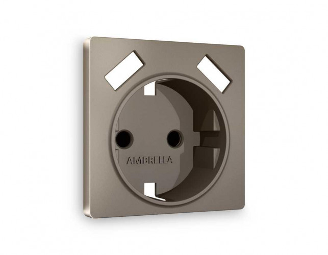 Лицевая панель розетки AMBRELLA VOLT AP6390