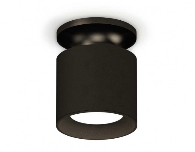 Комплект накладного светильника Ambrella light Techno Spot XS7402063 SBK/PBK черный песок/черный полированный (N7926, C7402, N7021)