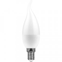 Лампа светодиодная Feron E14 11W 6400K Свеча Матовая LB-770 25952