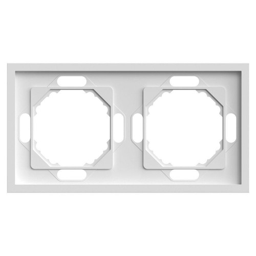 Рамка 2-постовая Stekker Эмили белый фарфор PFR00-5002-01 49885