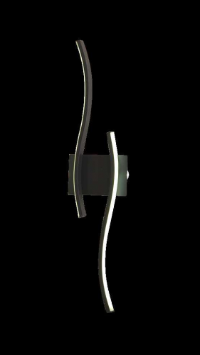 Бра Alfa Light F3724-23 Настенные черный маленький